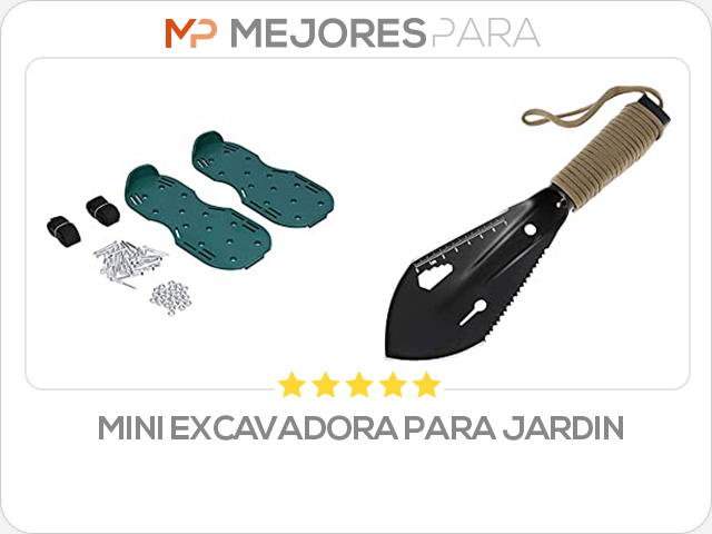 mini excavadora para jardin