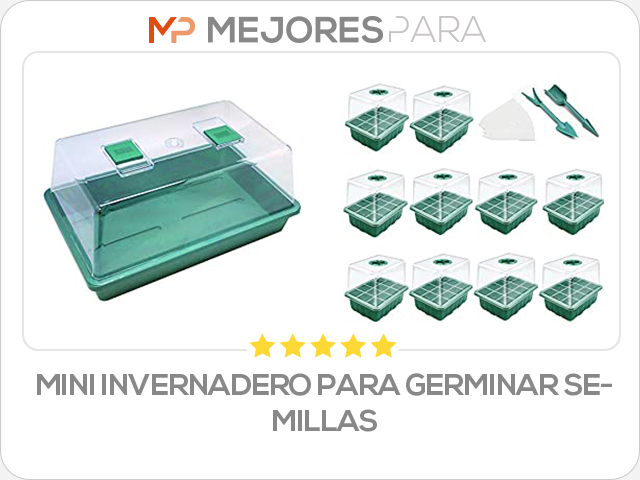 mini invernadero para germinar semillas