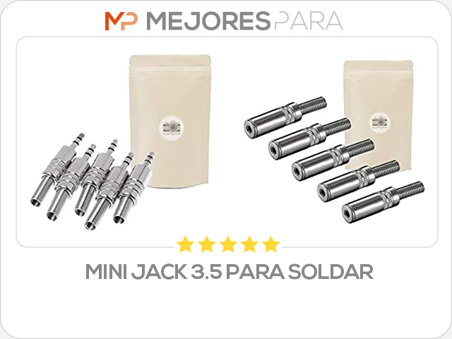 mini jack 3.5 para soldar