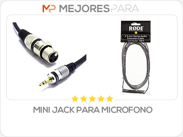 mini jack para microfono