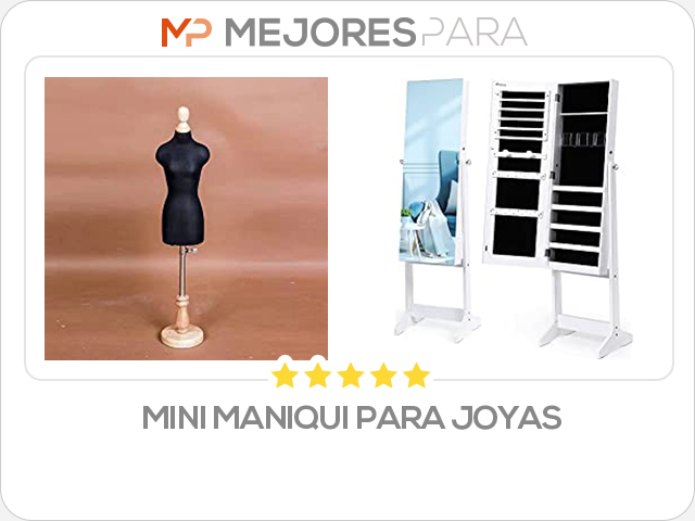 mini maniqui para joyas