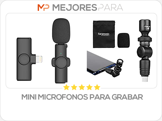 mini microfonos para grabar