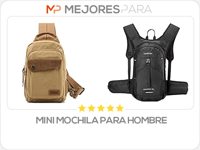 mini mochila para hombre