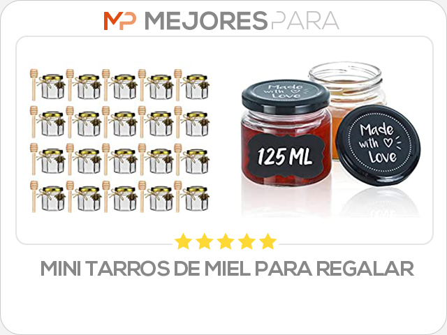 mini tarros de miel para regalar