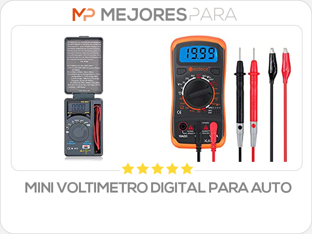 mini voltimetro digital para auto