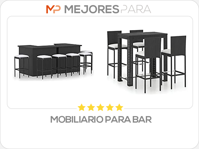 mobiliario para bar