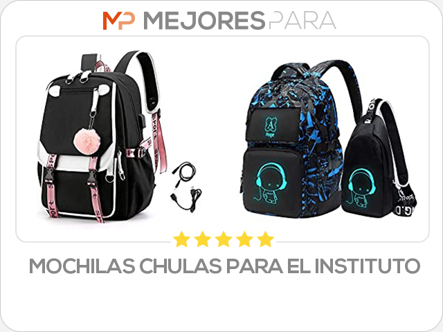 mochilas chulas para el instituto