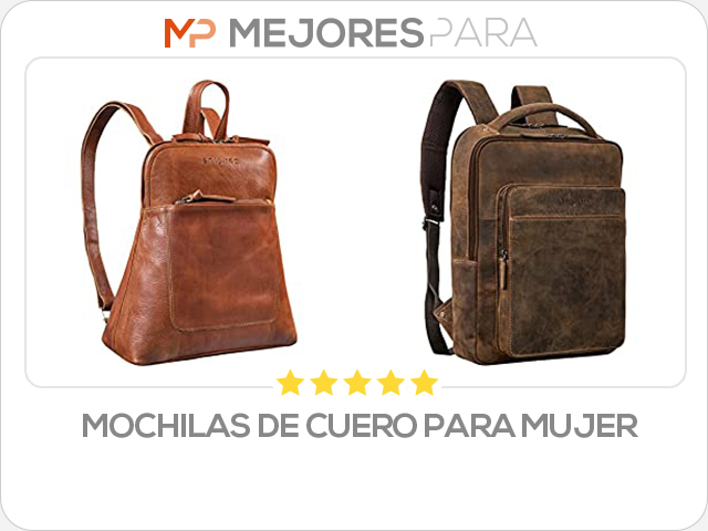 mochilas de cuero para mujer