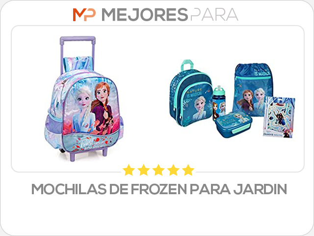 mochilas de frozen para jardin