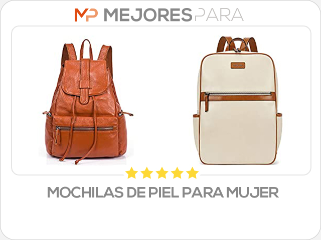 mochilas de piel para mujer