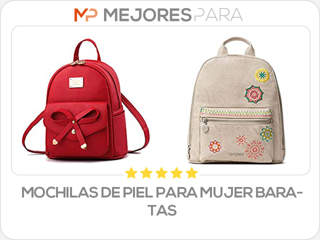 mochilas de piel para mujer baratas