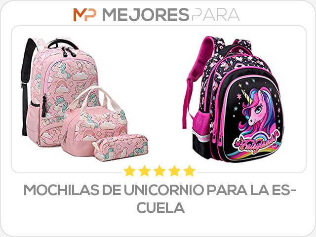 mochilas de unicornio para la escuela