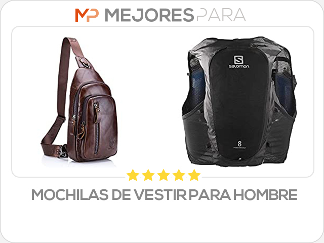 mochilas de vestir para hombre