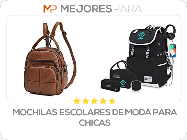 mochilas escolares de moda para chicas