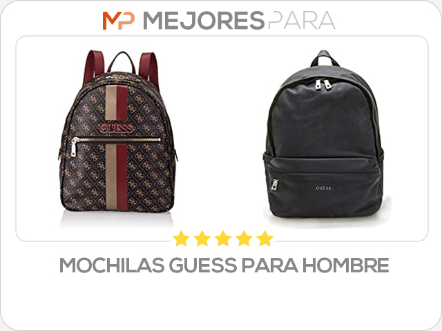 mochilas guess para hombre