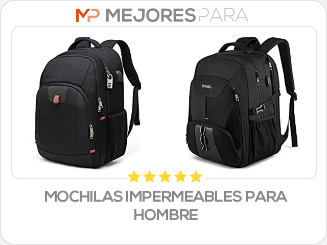 mochilas impermeables para hombre