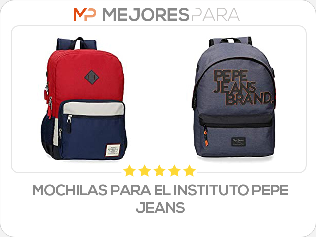 mochilas para el instituto pepe jeans