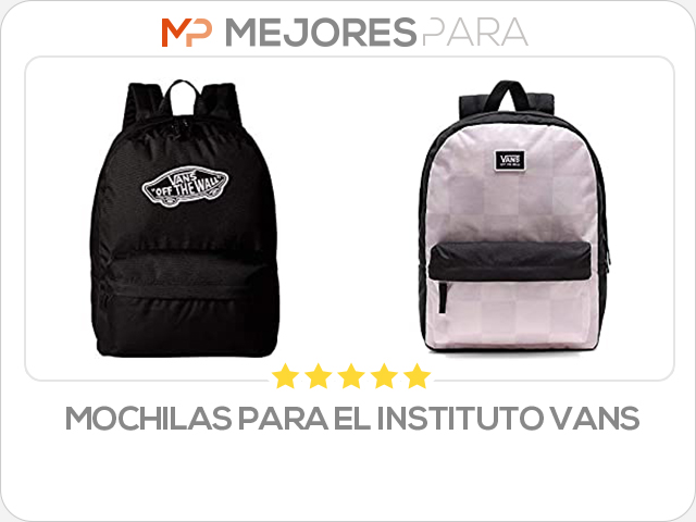 mochilas para el instituto vans