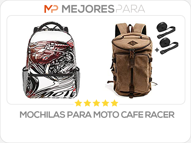 mochilas para moto cafe racer