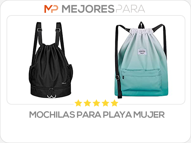 mochilas para playa mujer