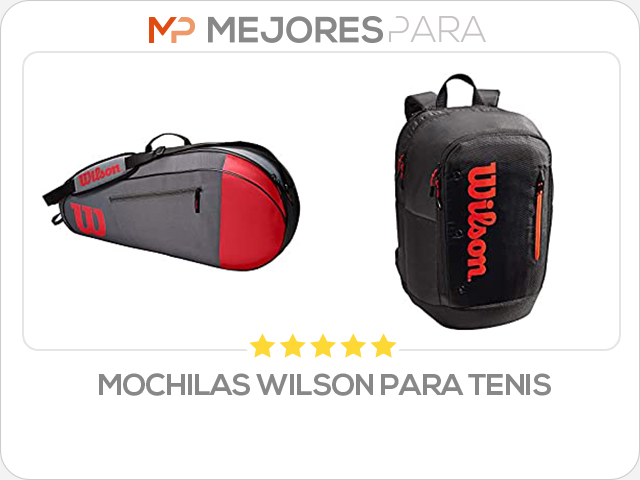 mochilas wilson para tenis