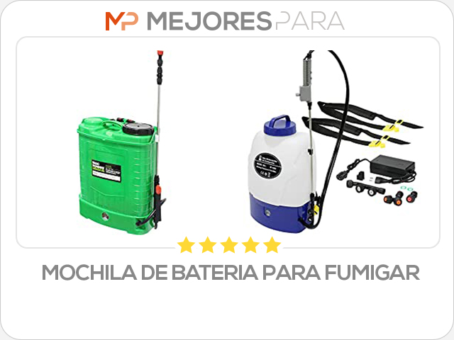 mochila de bateria para fumigar