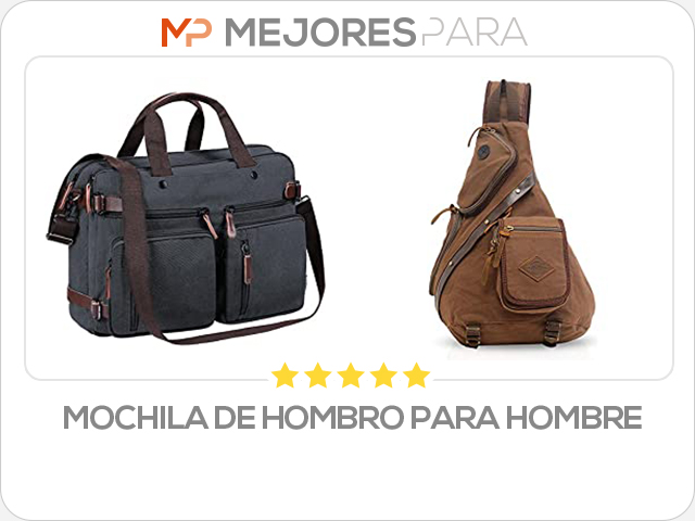 mochila de hombro para hombre