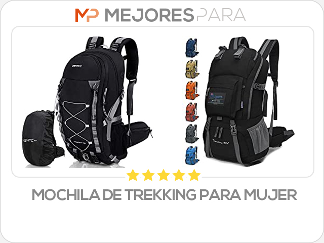 mochila de trekking para mujer