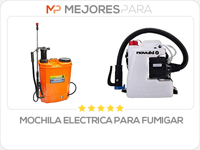 mochila electrica para fumigar