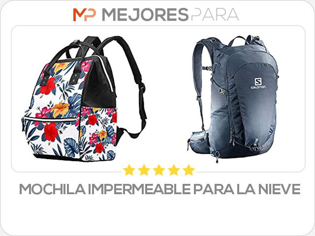 mochila impermeable para la nieve