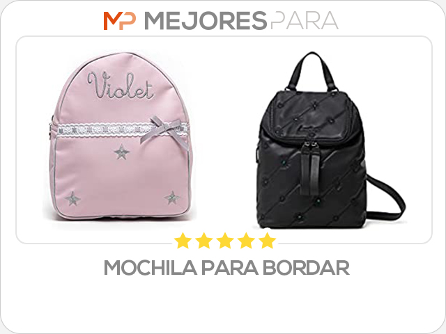 mochila para bordar