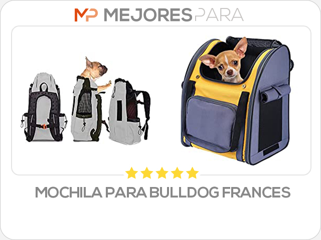 mochila para bulldog frances