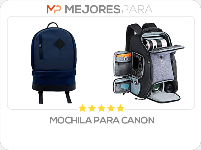 mochila para canon