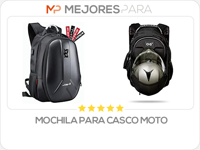 mochila para casco moto