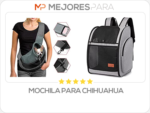 mochila para chihuahua