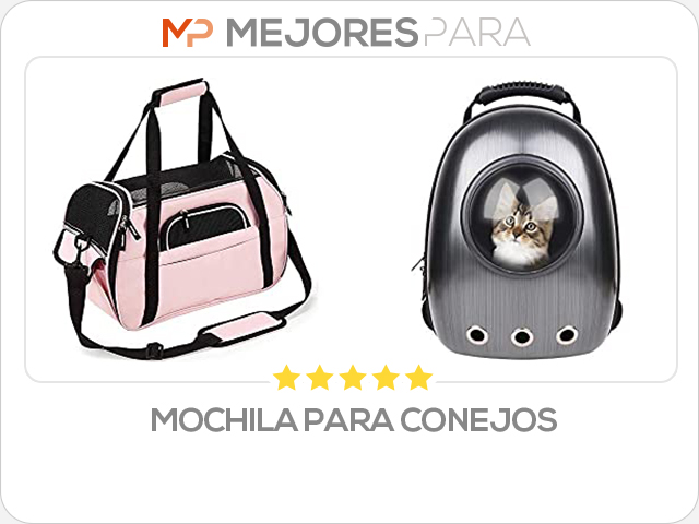 mochila para conejos