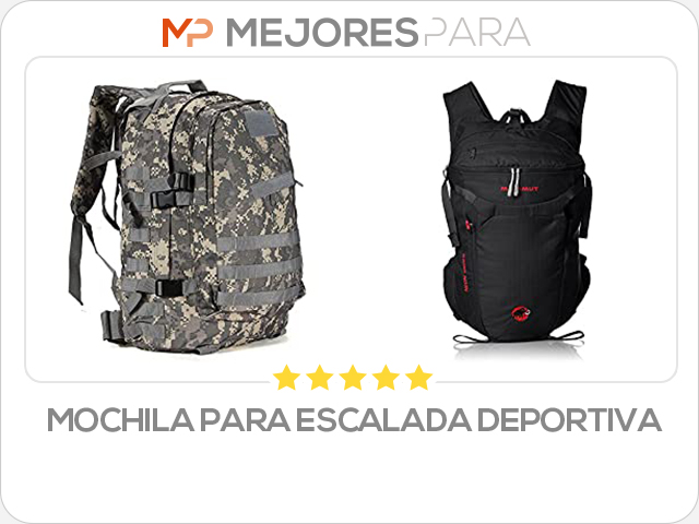 mochila para escalada deportiva