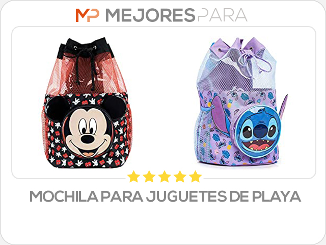 mochila para juguetes de playa