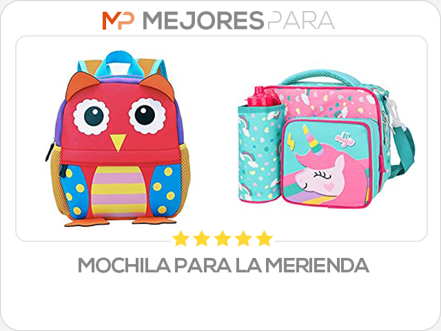 mochila para la merienda