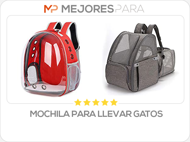 mochila para llevar gatos