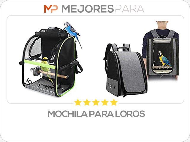 mochila para loros