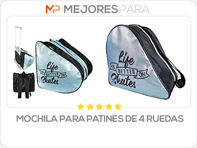 mochila para patines de 4 ruedas