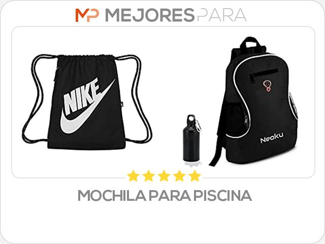 mochila para piscina