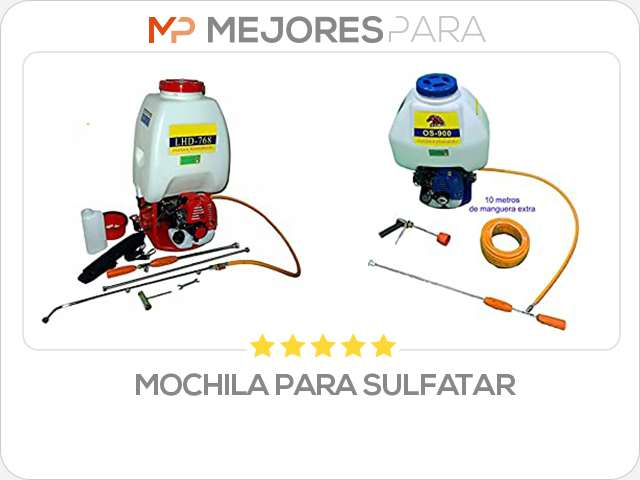 mochila para sulfatar