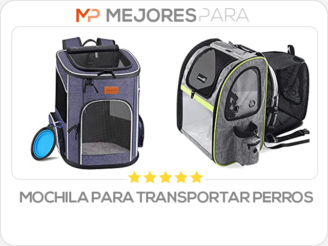 mochila para transportar perros