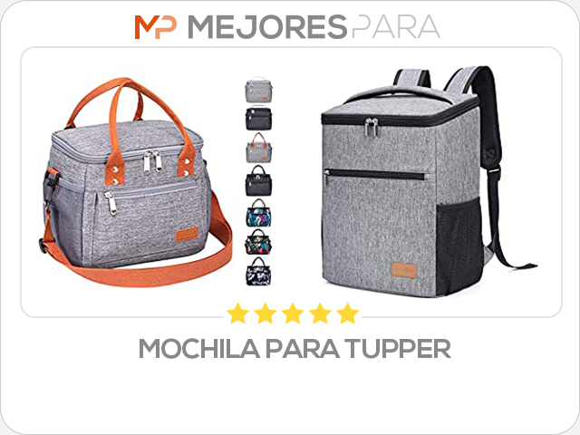 mochila para tupper