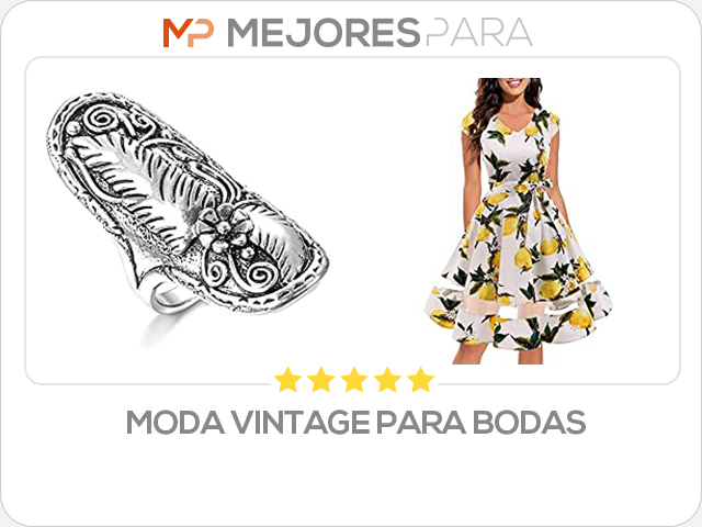 moda vintage para bodas