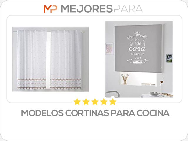 modelos cortinas para cocina