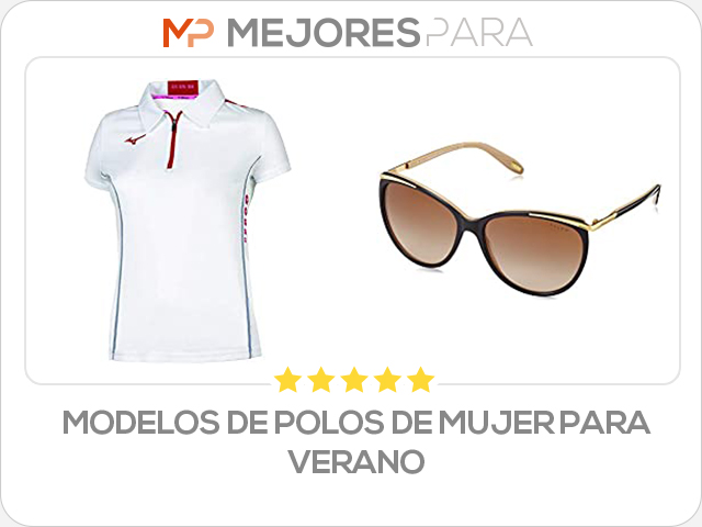 modelos de polos de mujer para verano