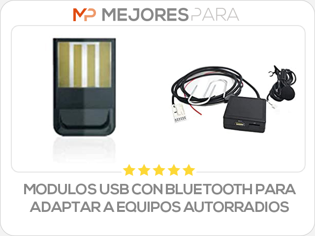 modulos usb con bluetooth para adaptar a equipos autorradios